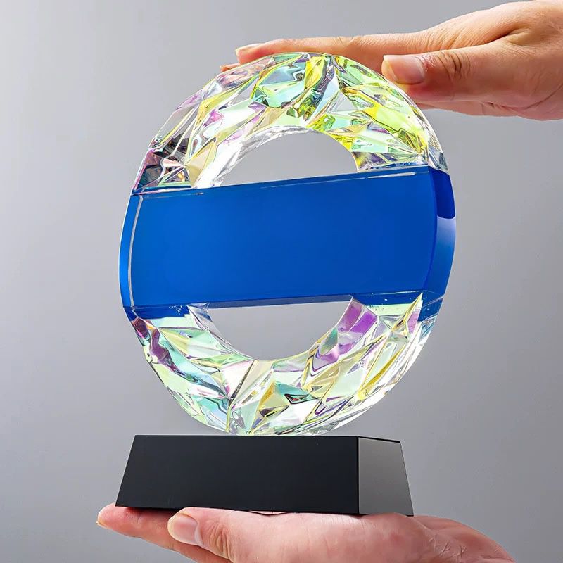 Radiant Ring Crystal Award