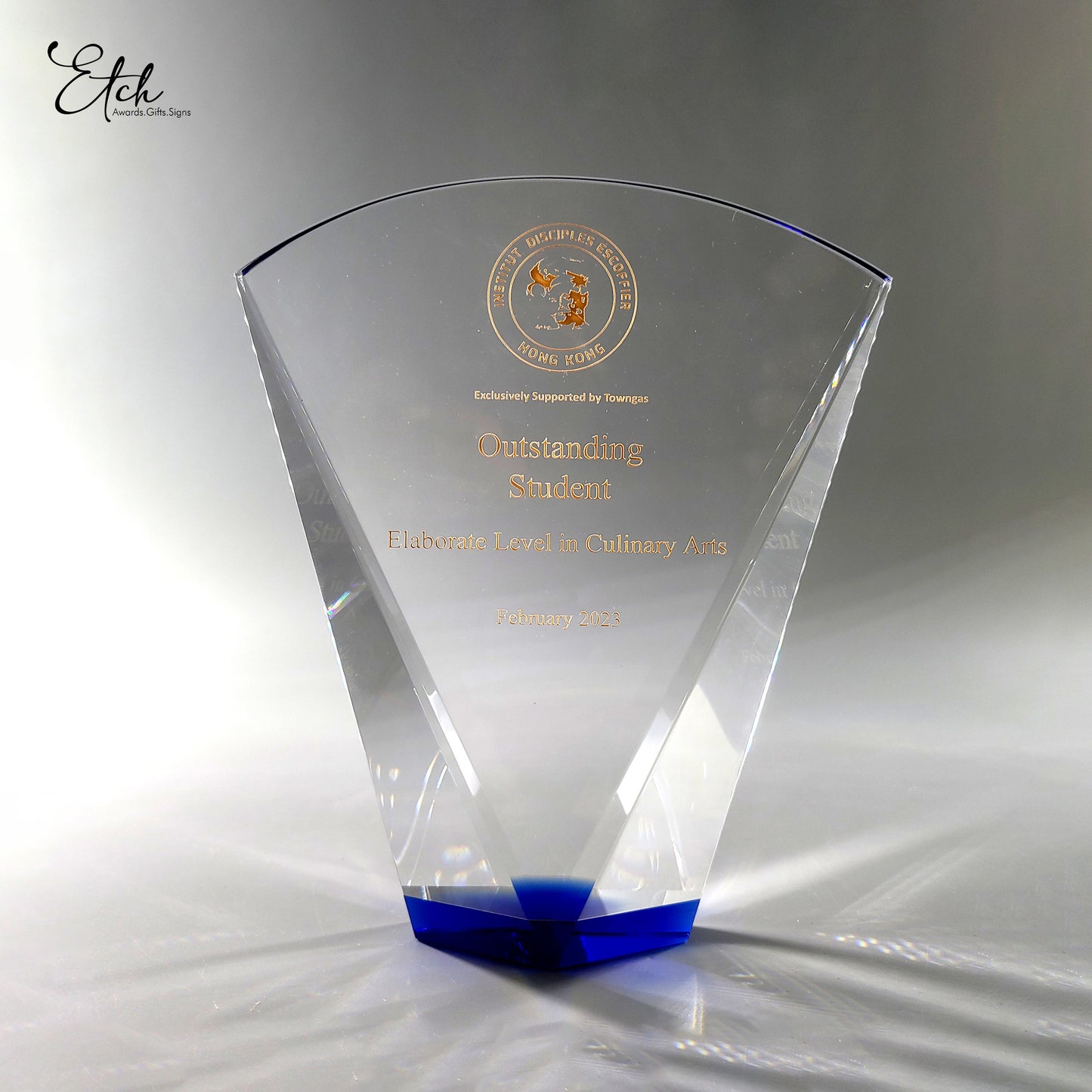 Blue/Yellow Base Tribute Award