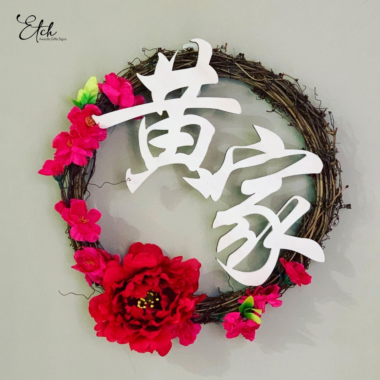 Chinese Surname CNY Display