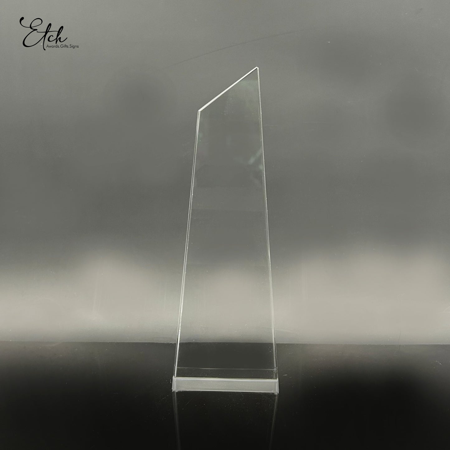 Clear Edge Apex Award with Clear Base