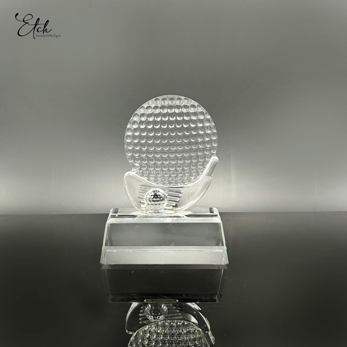 Clear Golf Putter Trophy Award