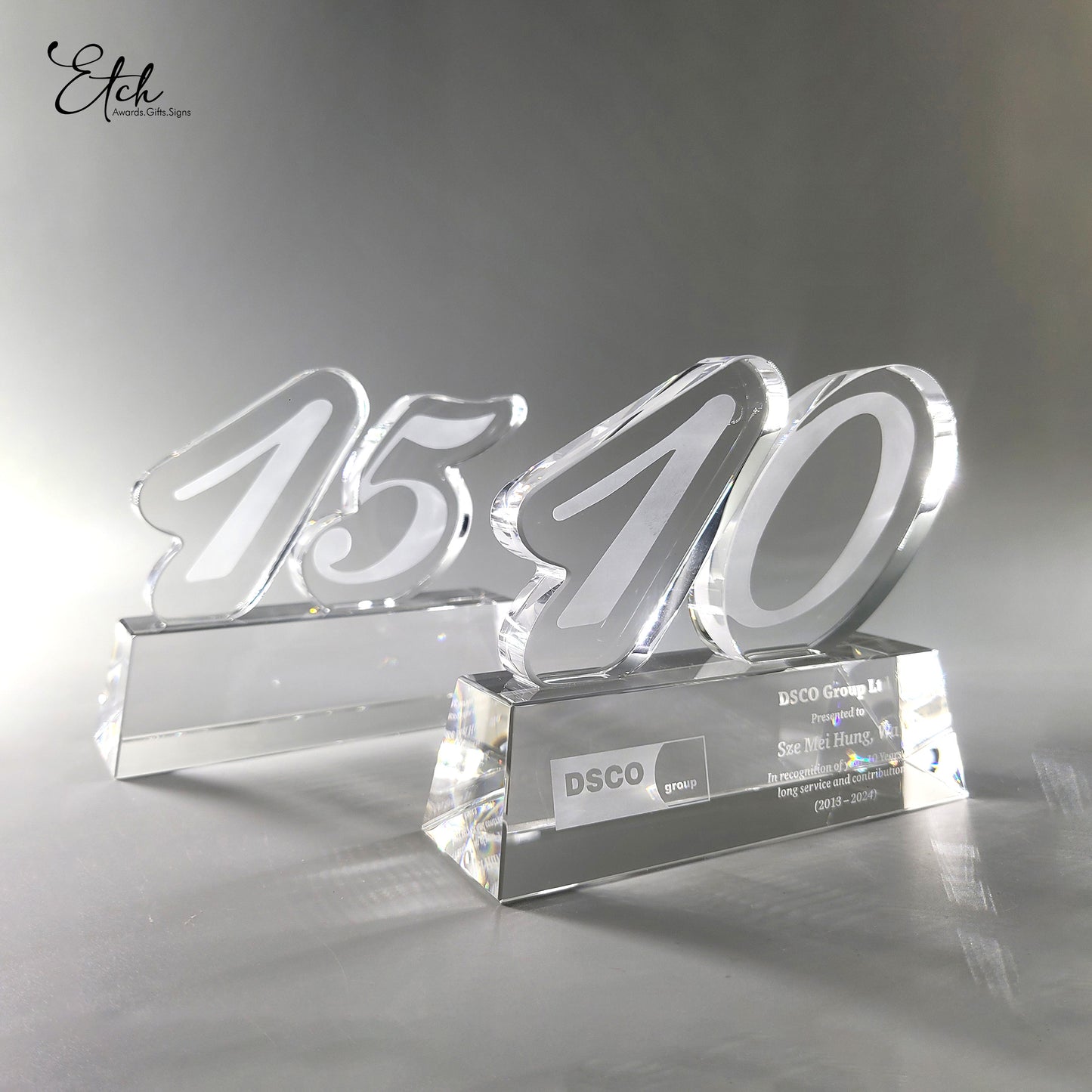 Crystal Long Service Award