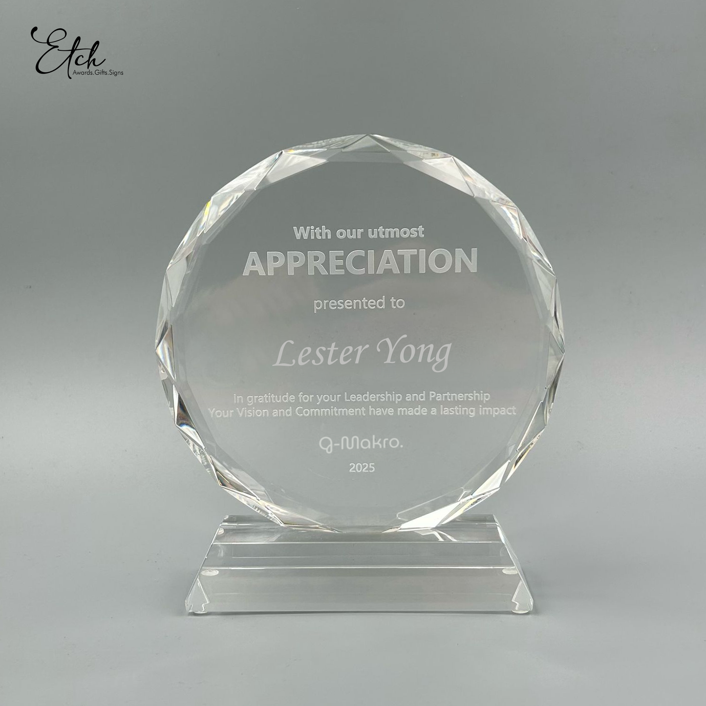 Crystal Sunflower Award