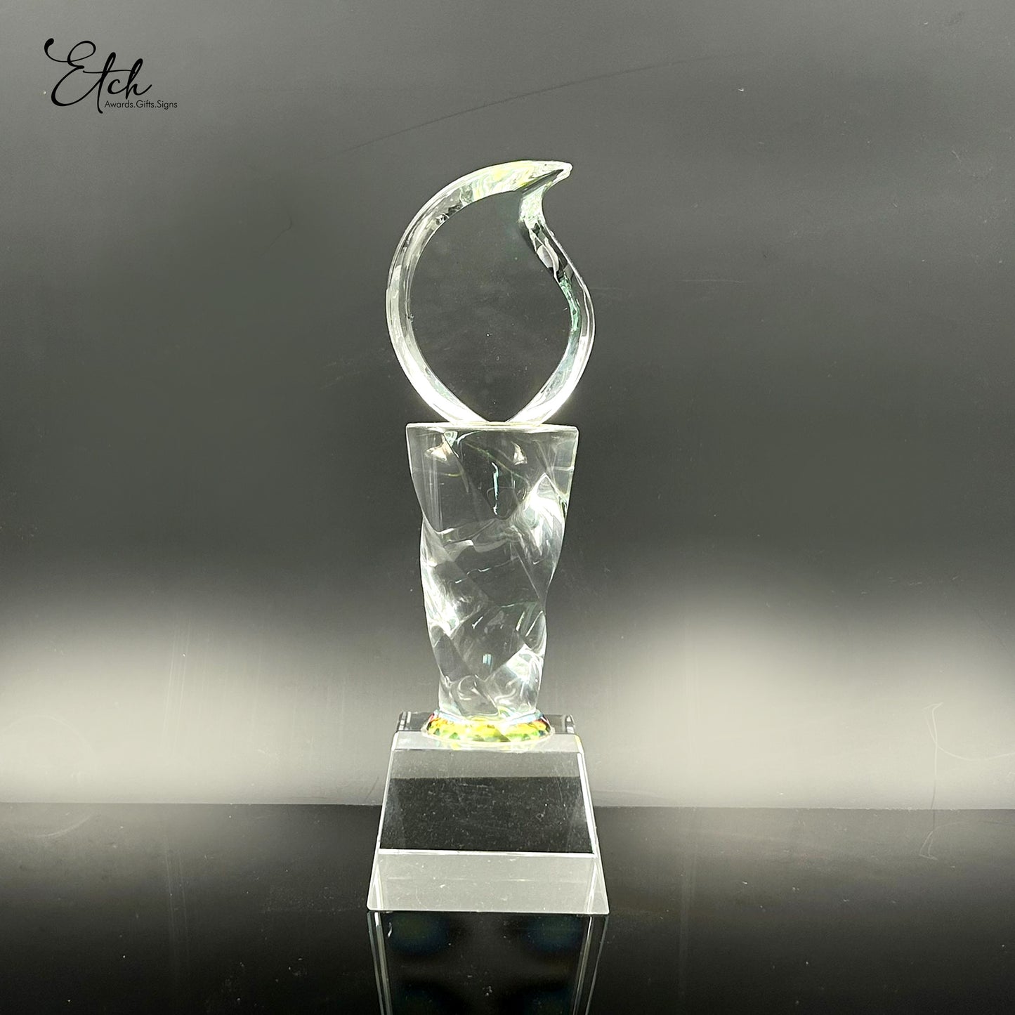 Crystal Torch Trophy Award