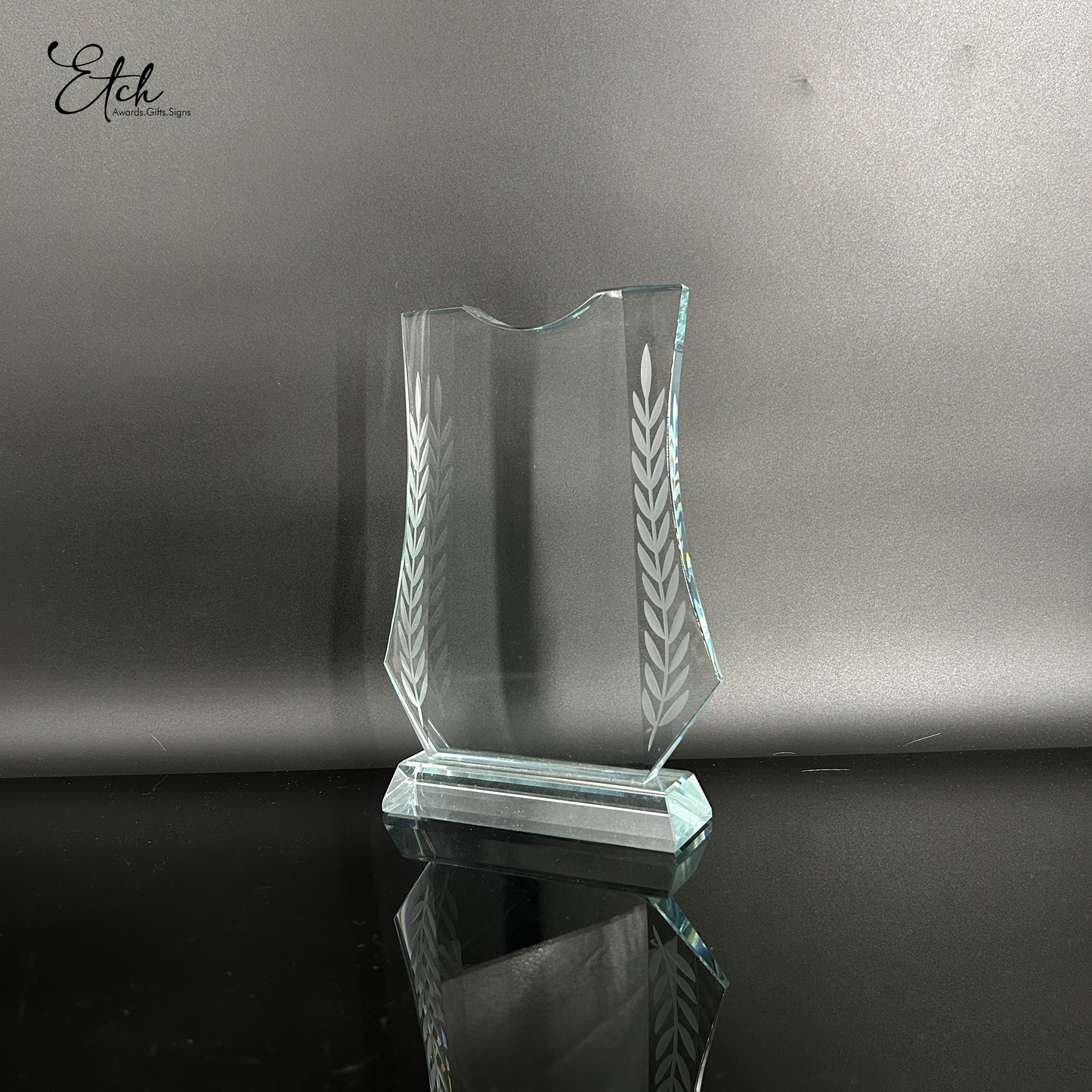 Crystal Verdant Trophy Award