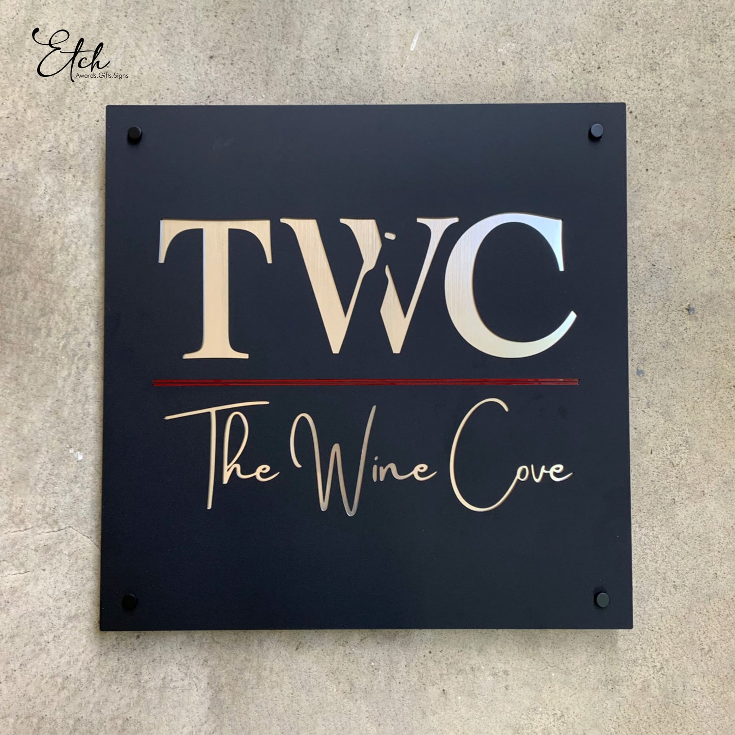 Custom Acrylic Company Sign