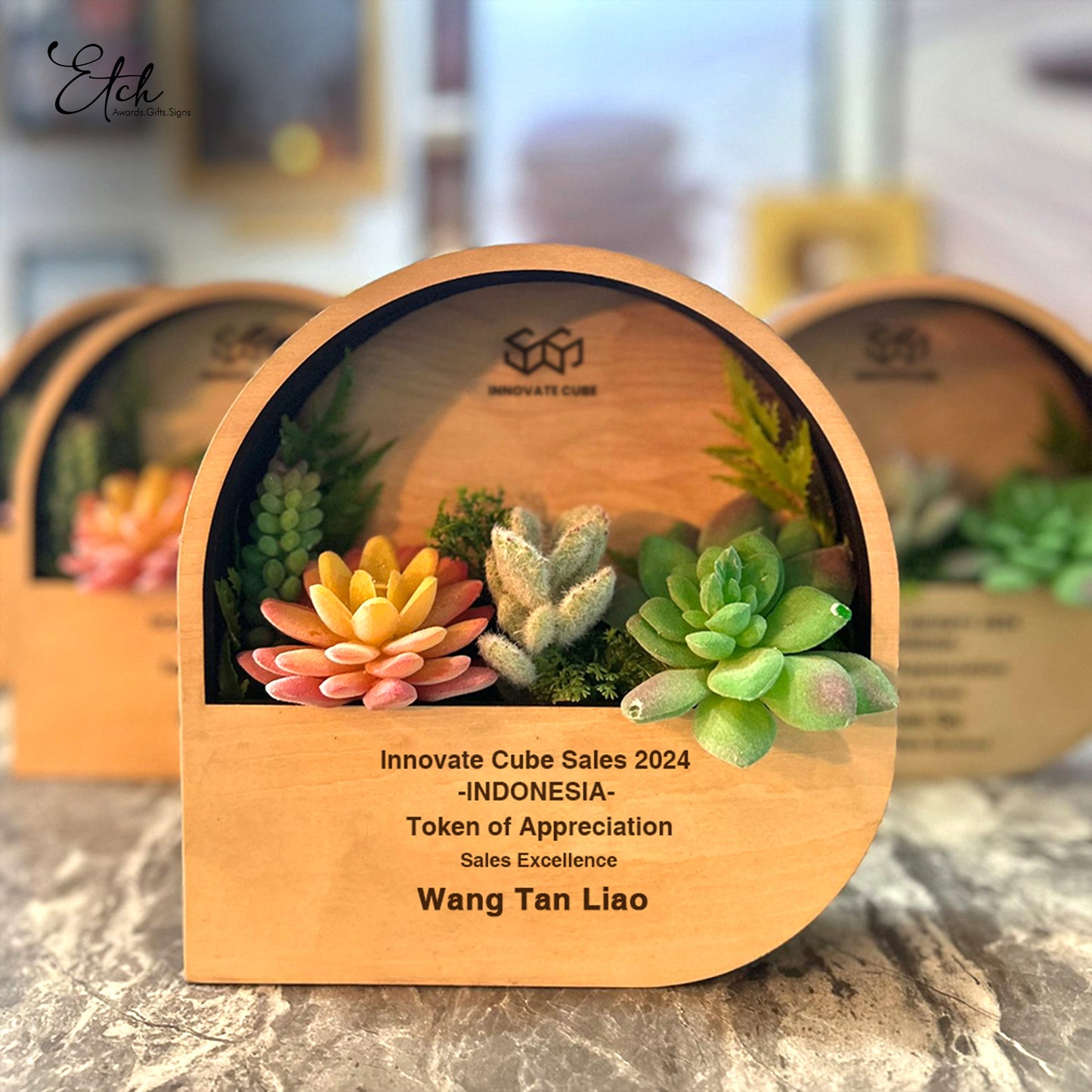 Custom Wooden Flower Pot