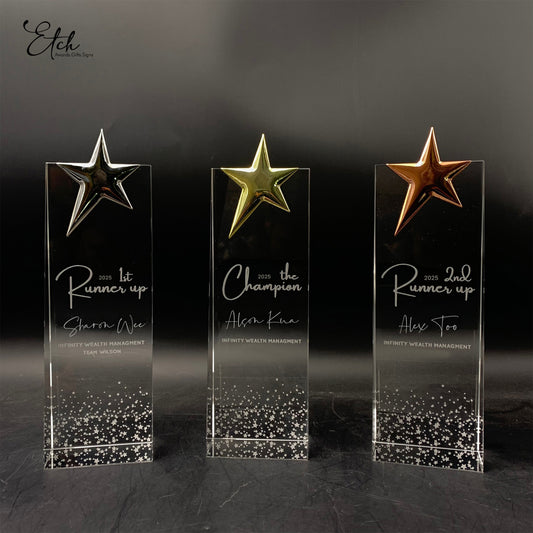 Elite Star Crystal Award