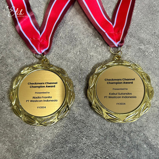Etch Medal