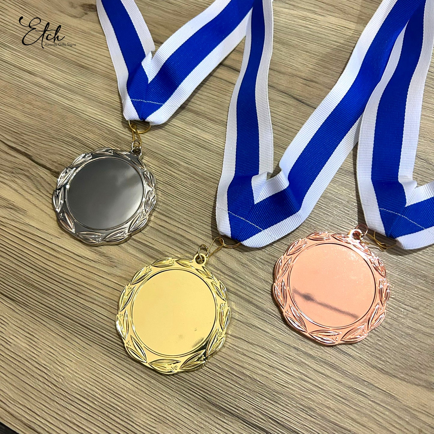 Excellence Medal with Blue Straps