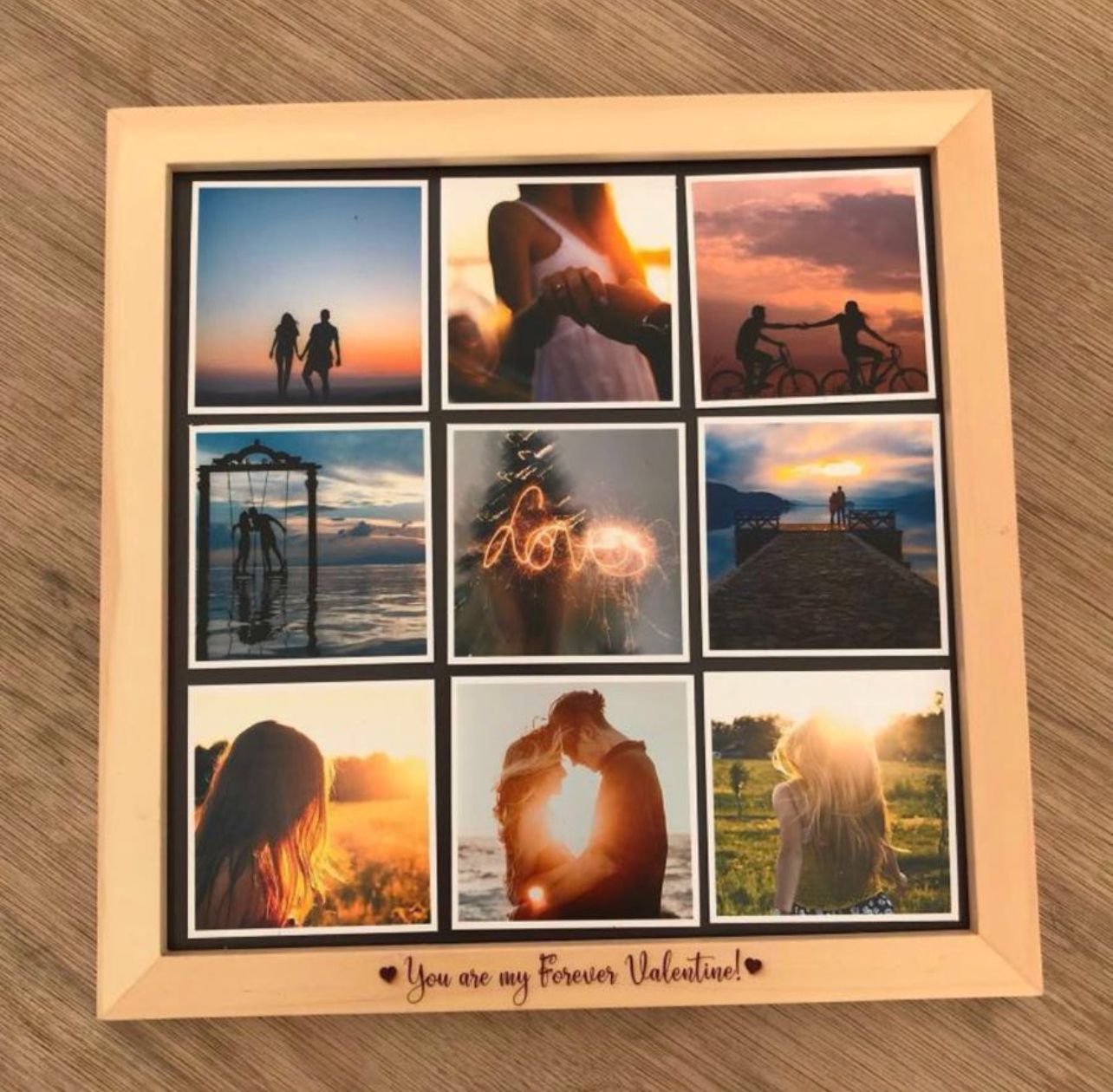 Framed Photo Magnets Collage (9 Photo Magnets)
