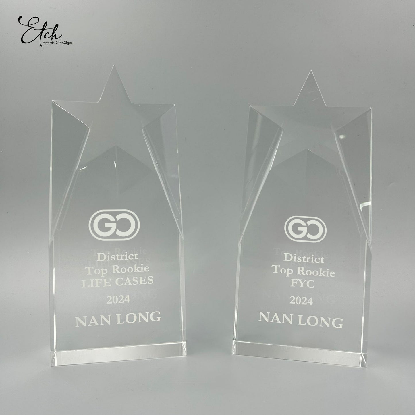 Glam Star Crystal Award