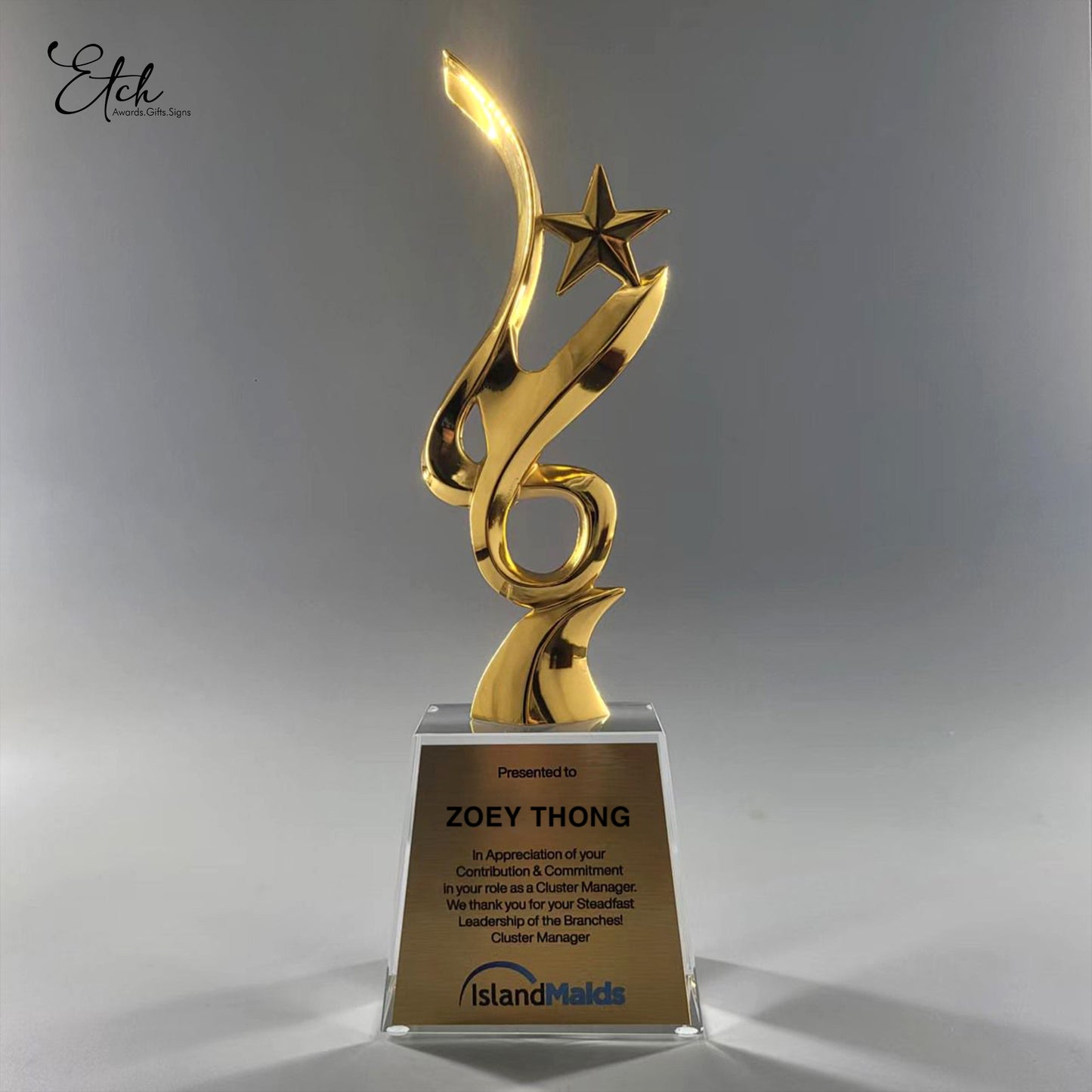 Golden Carvam Stellar Trophy Award