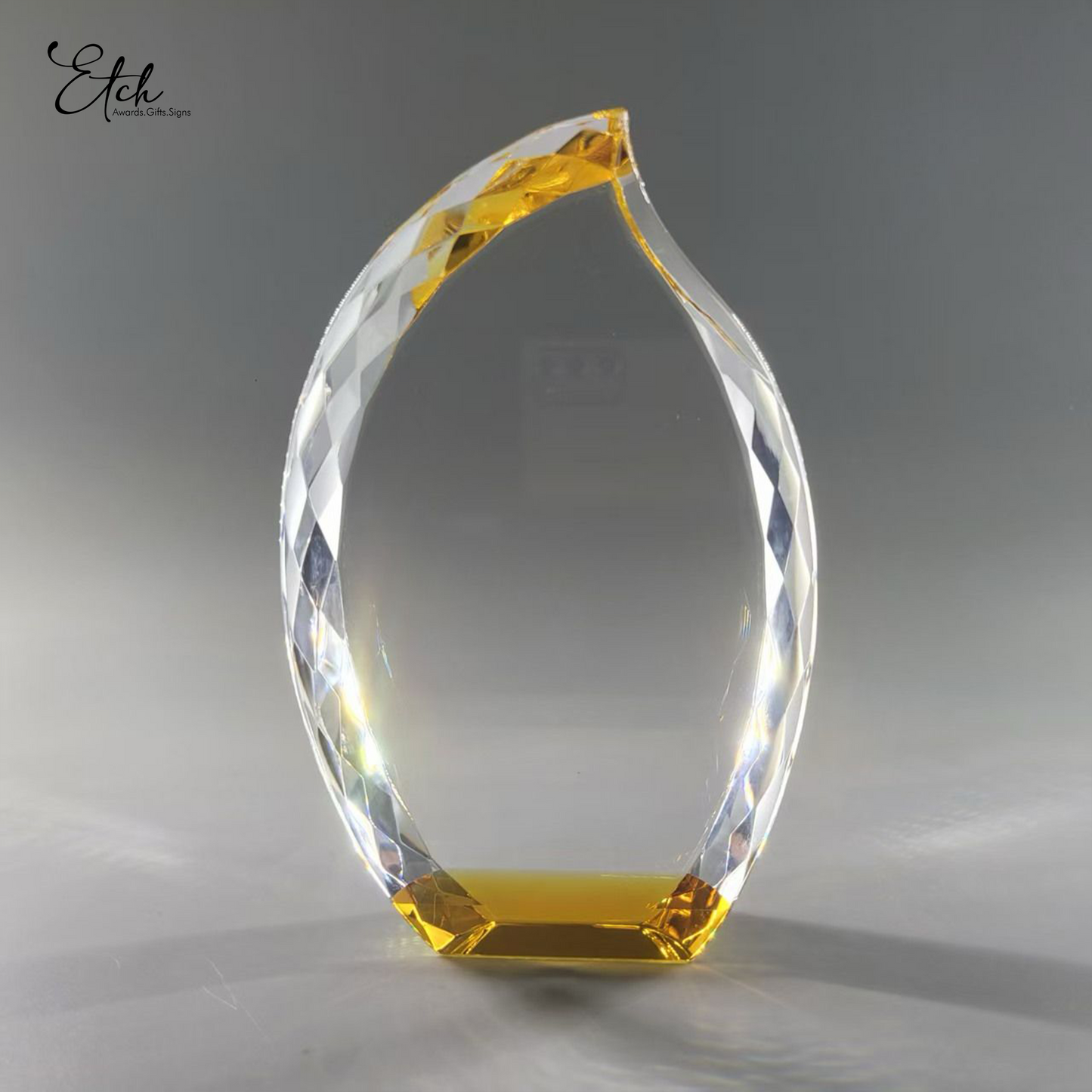 Jeweled Flame Crystal Award