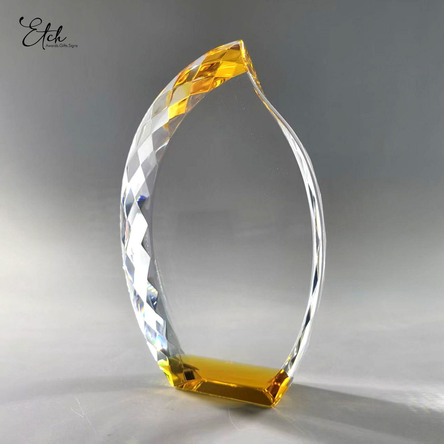 Jeweled Flame Crystal Award