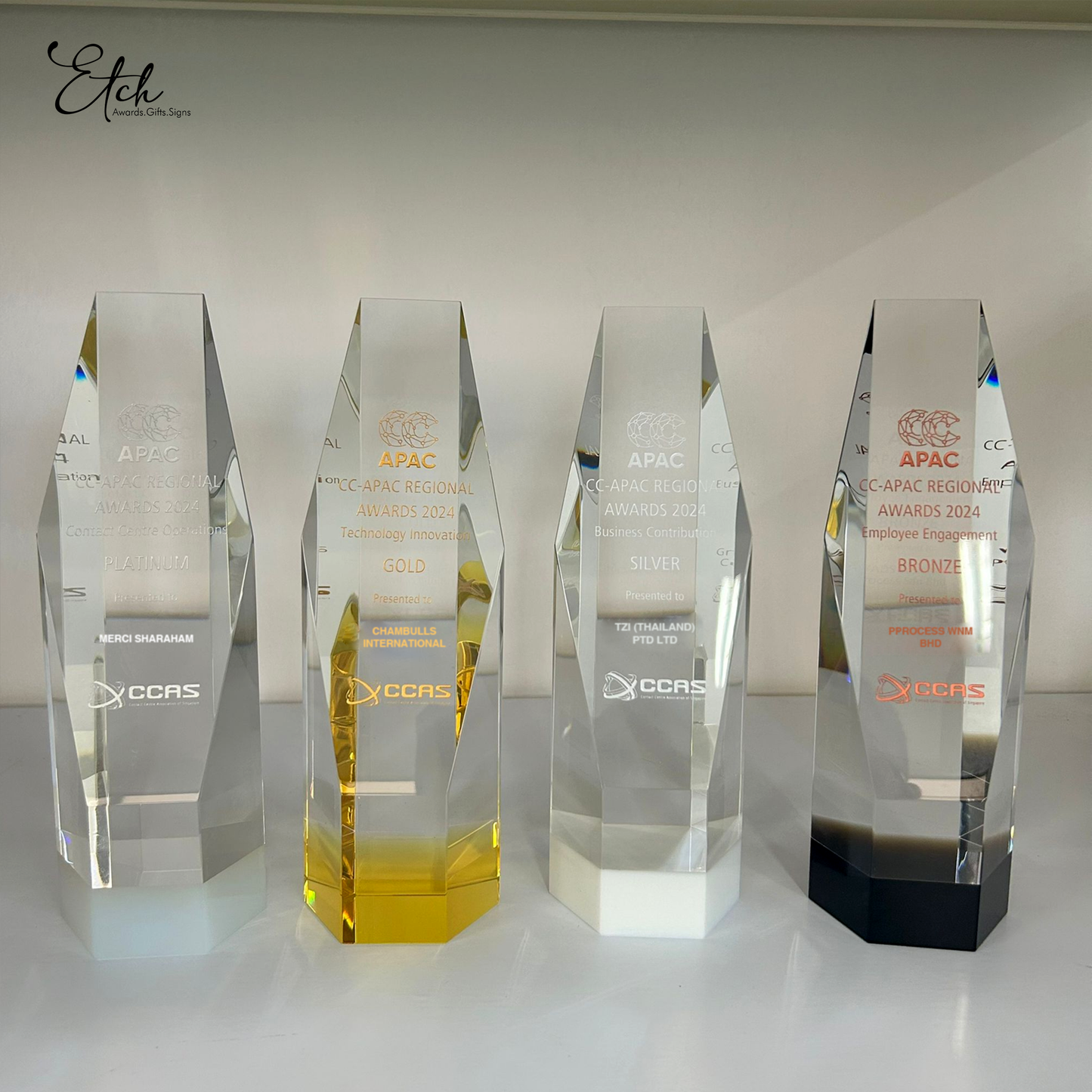 Solid Base Crystal Award