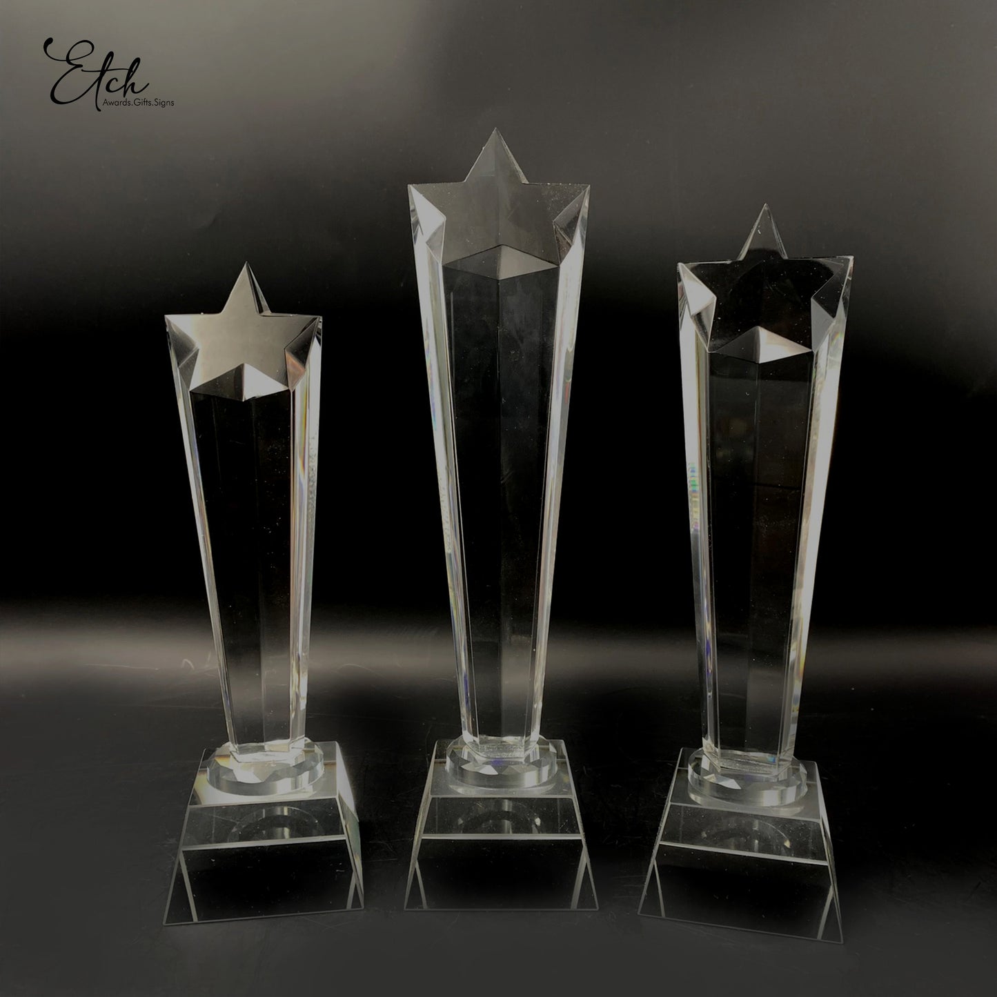 Star Crystal Trophy Award