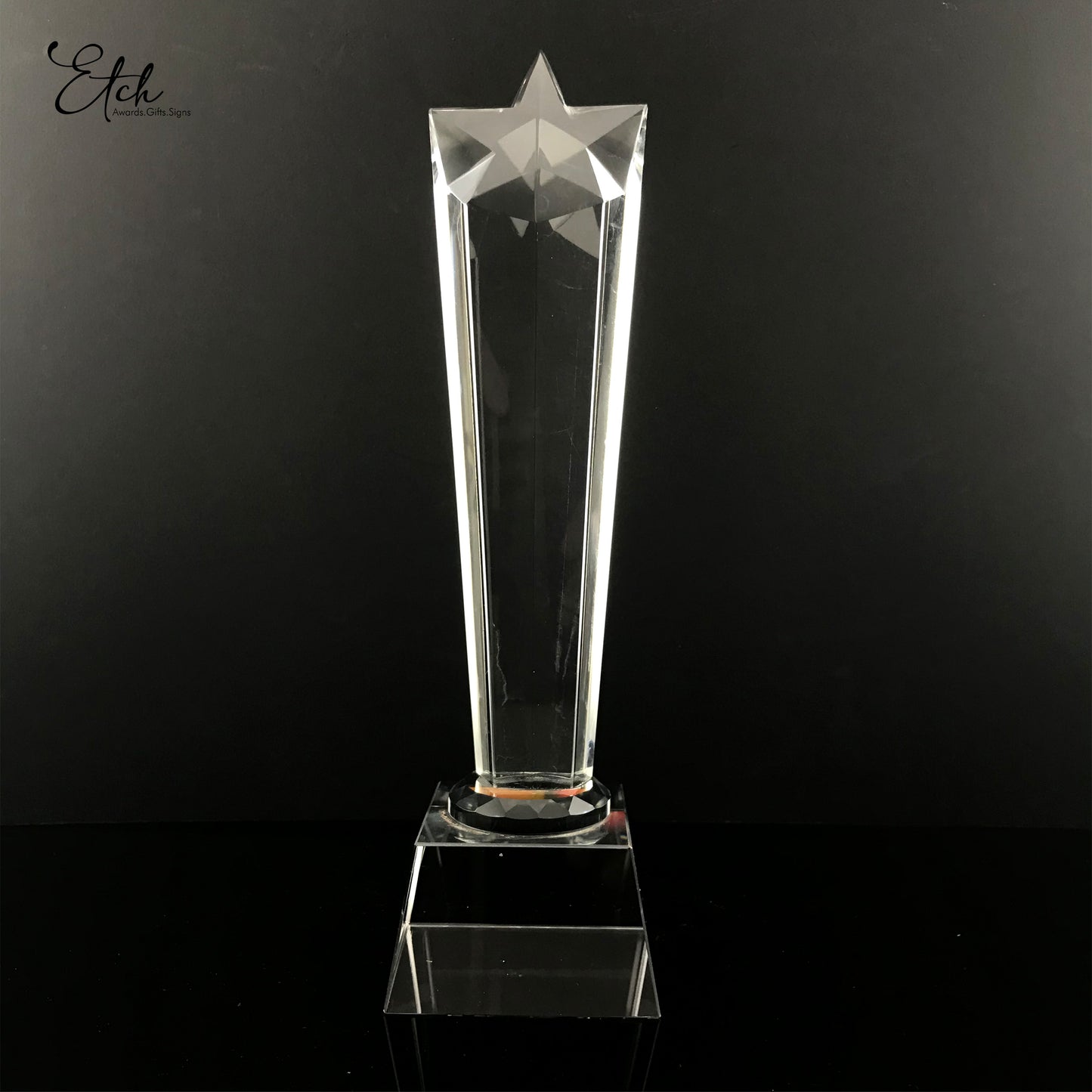 Star Crystal Trophy Award