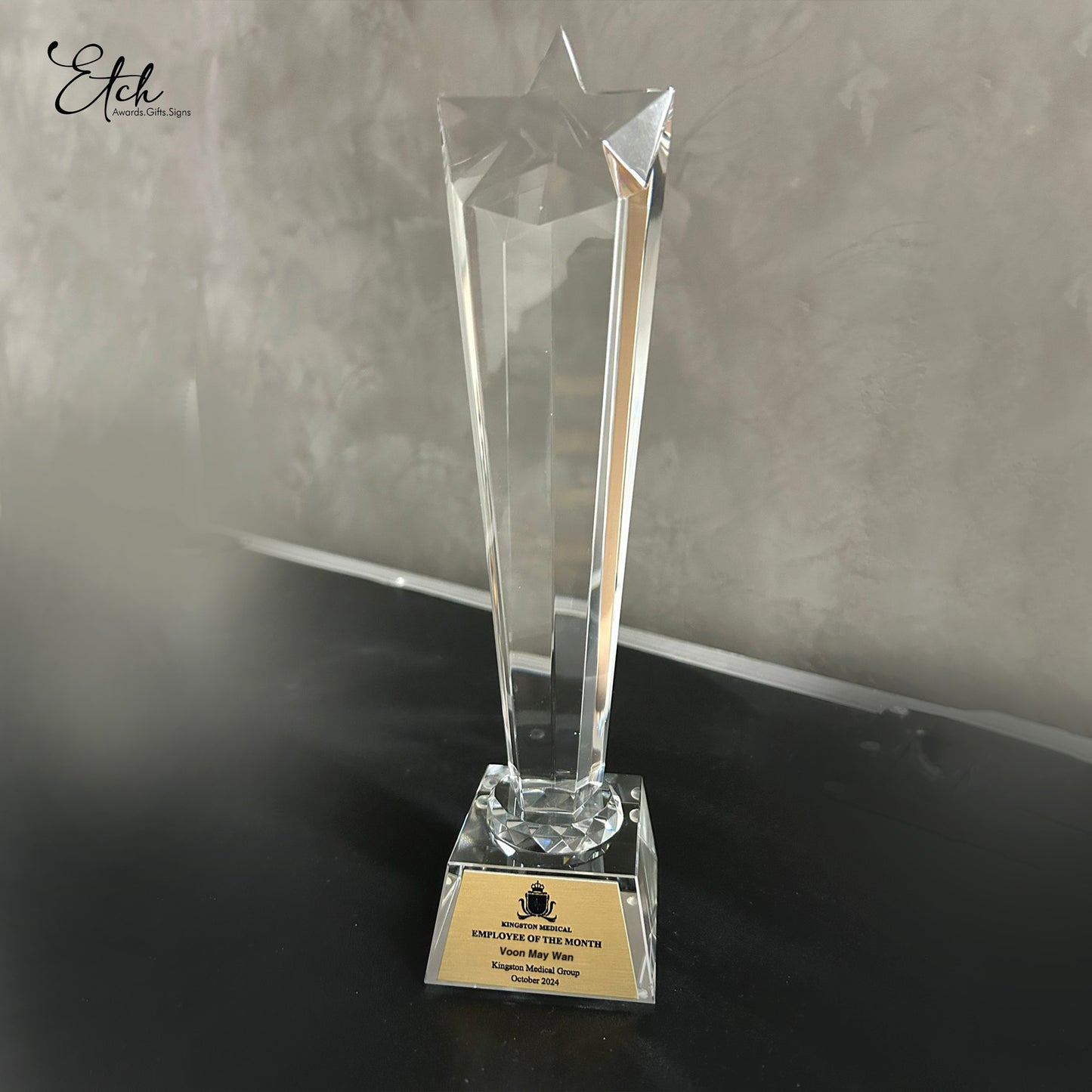 Star Crystal Trophy Award