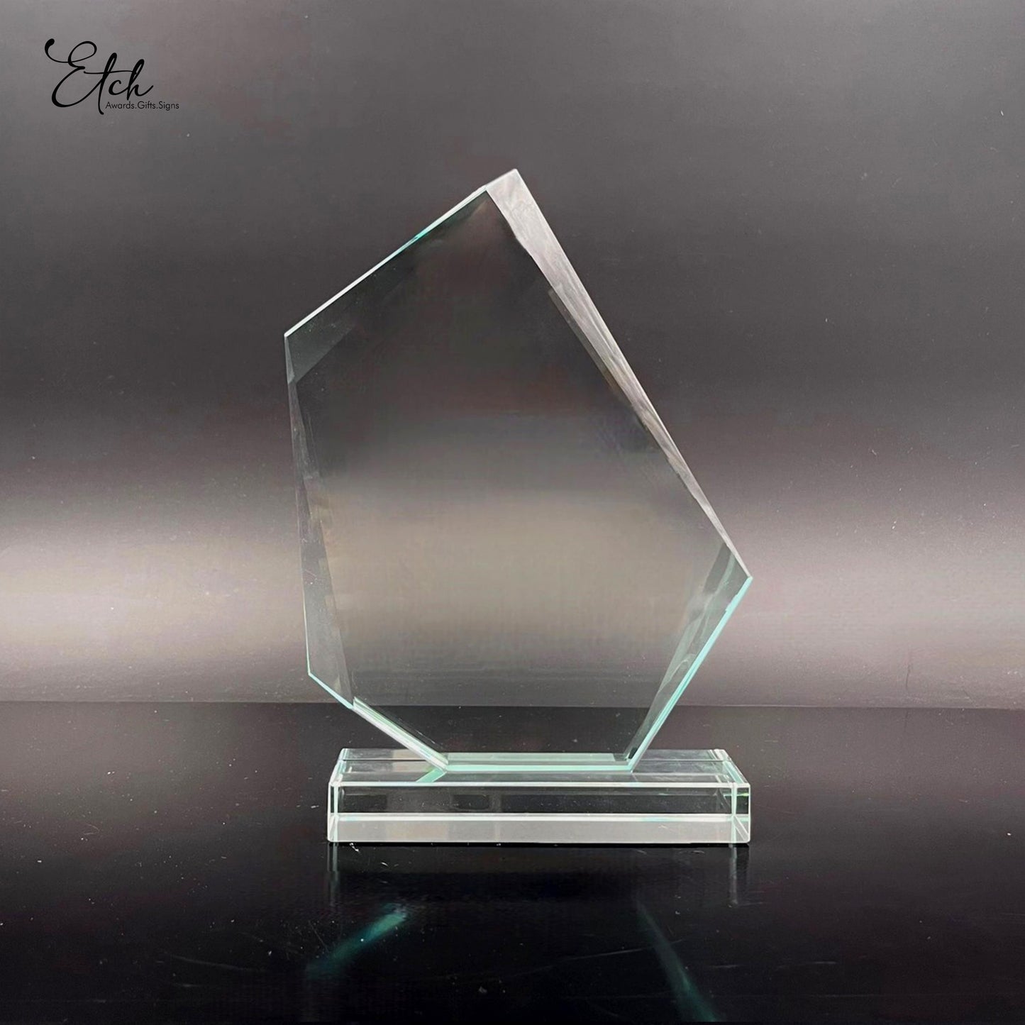 Tilted Emerald Trophy Award