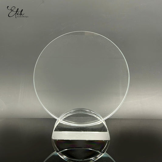 Tinted Circular Trophy Award