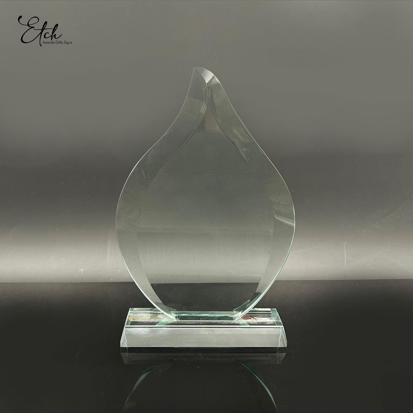 Tinted Flame Trophy Award