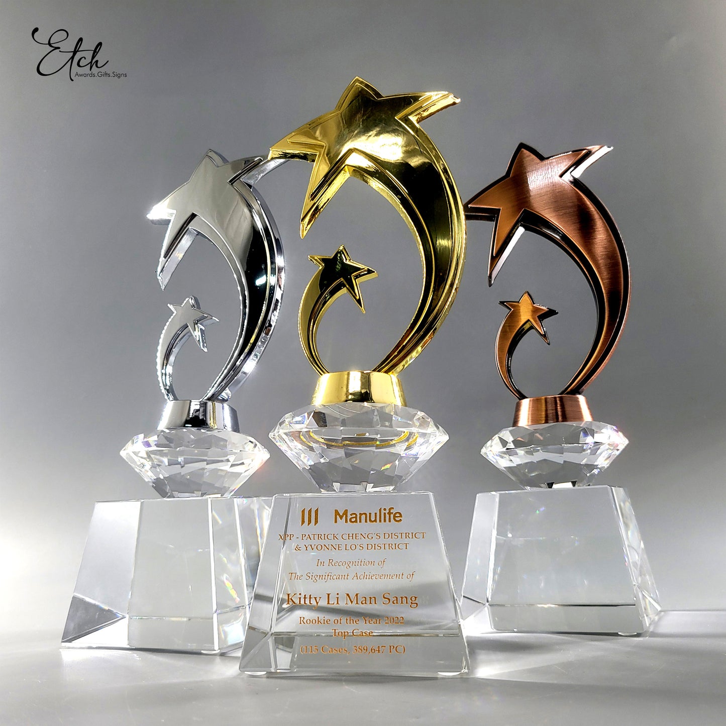 Trio Comet Star Trophy