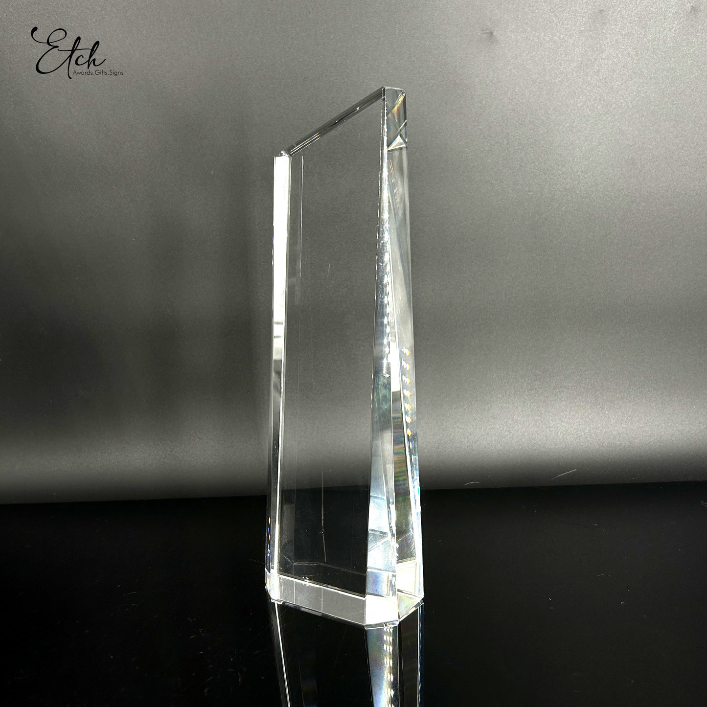 Vertical Clear Prism Award
