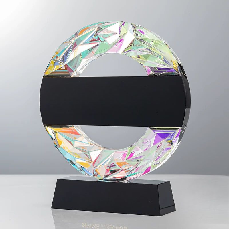 Radiant Ring Crystal Award