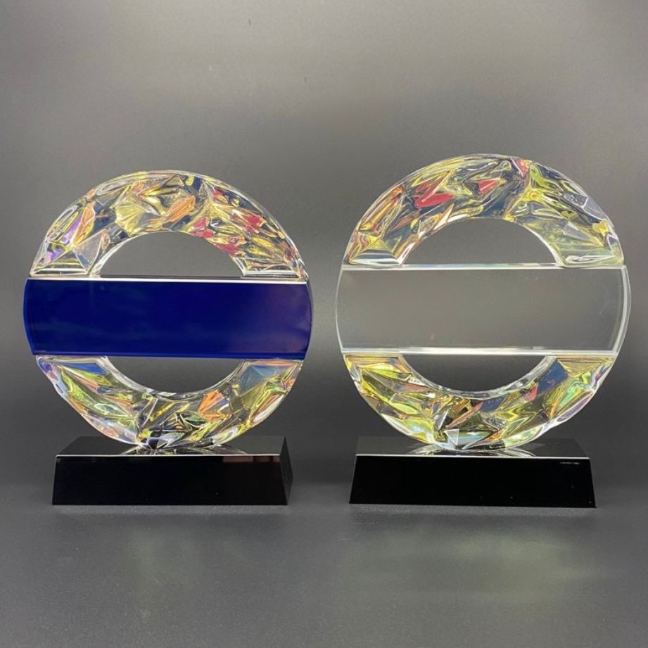 Radiant Ring Crystal Award