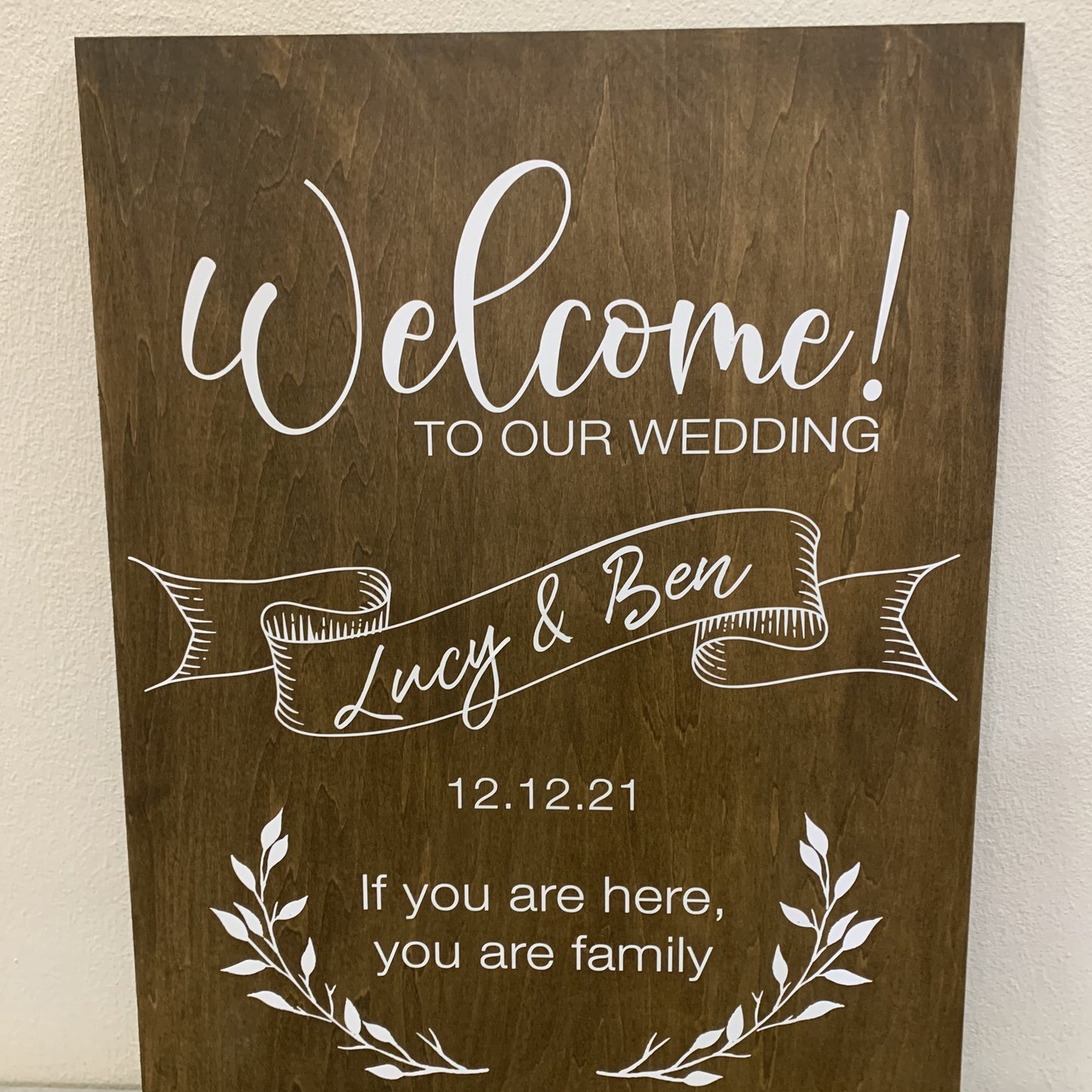 Wooden Board Sign A3 Size