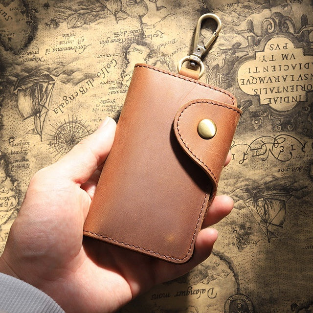 Genuine Leather Keys Holder Wallet