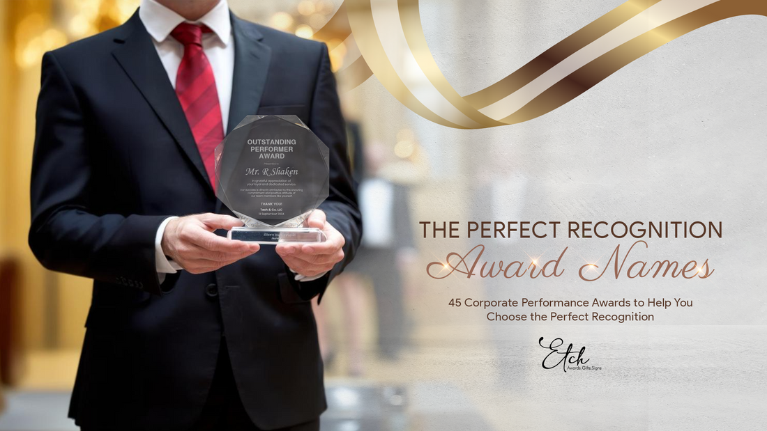 45 Corporate Performance Award Titles to Help You Choose the Perfect Recognition