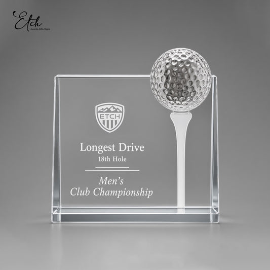 Crystal Golf Drive Excellence Award