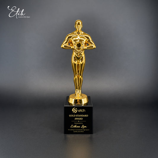 Oscar Trophy with Black Base