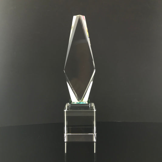 Apex Plate Crystal Trophy Award