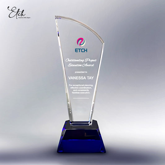 Baxton Award with Blue Base