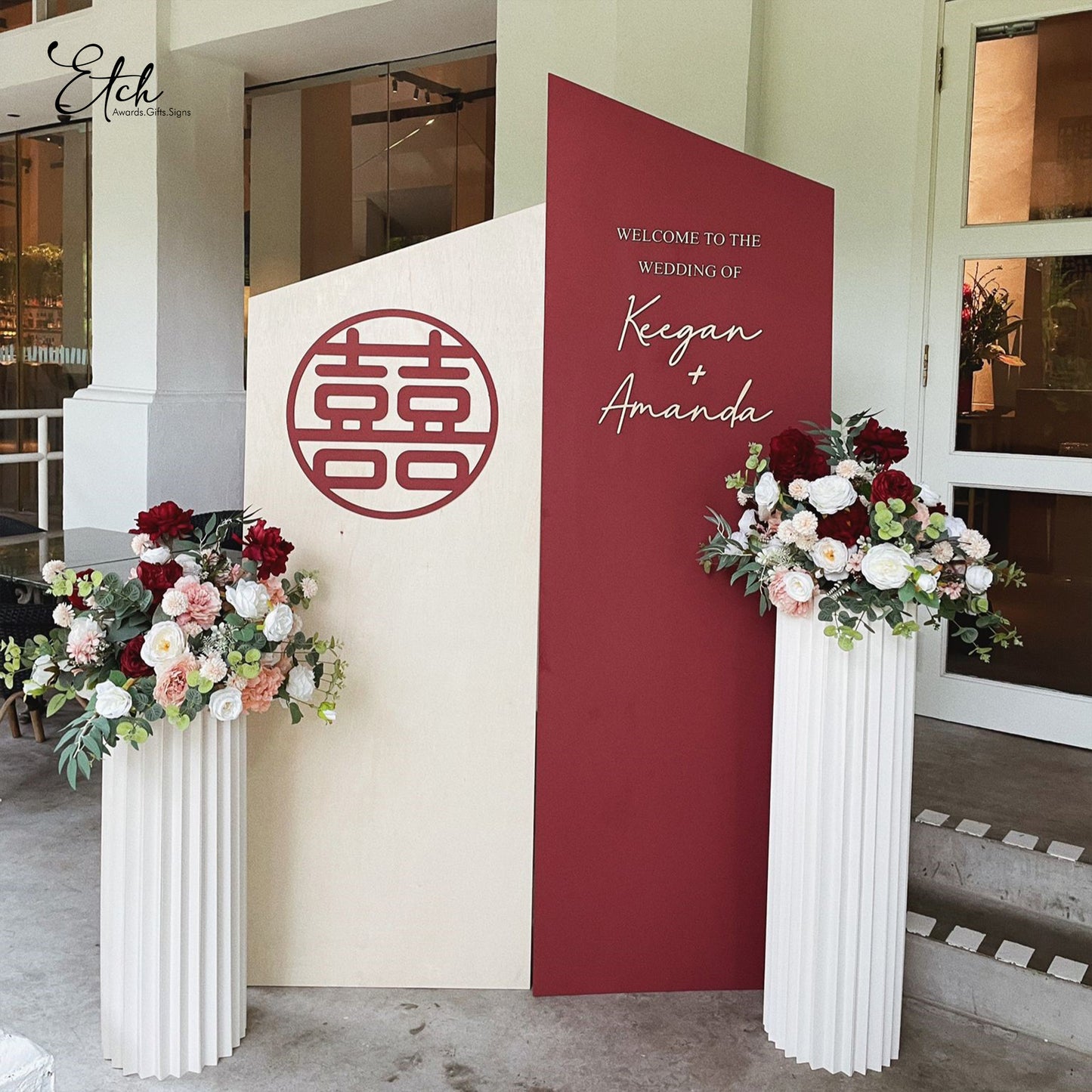 Chinese Character Wedding Sign