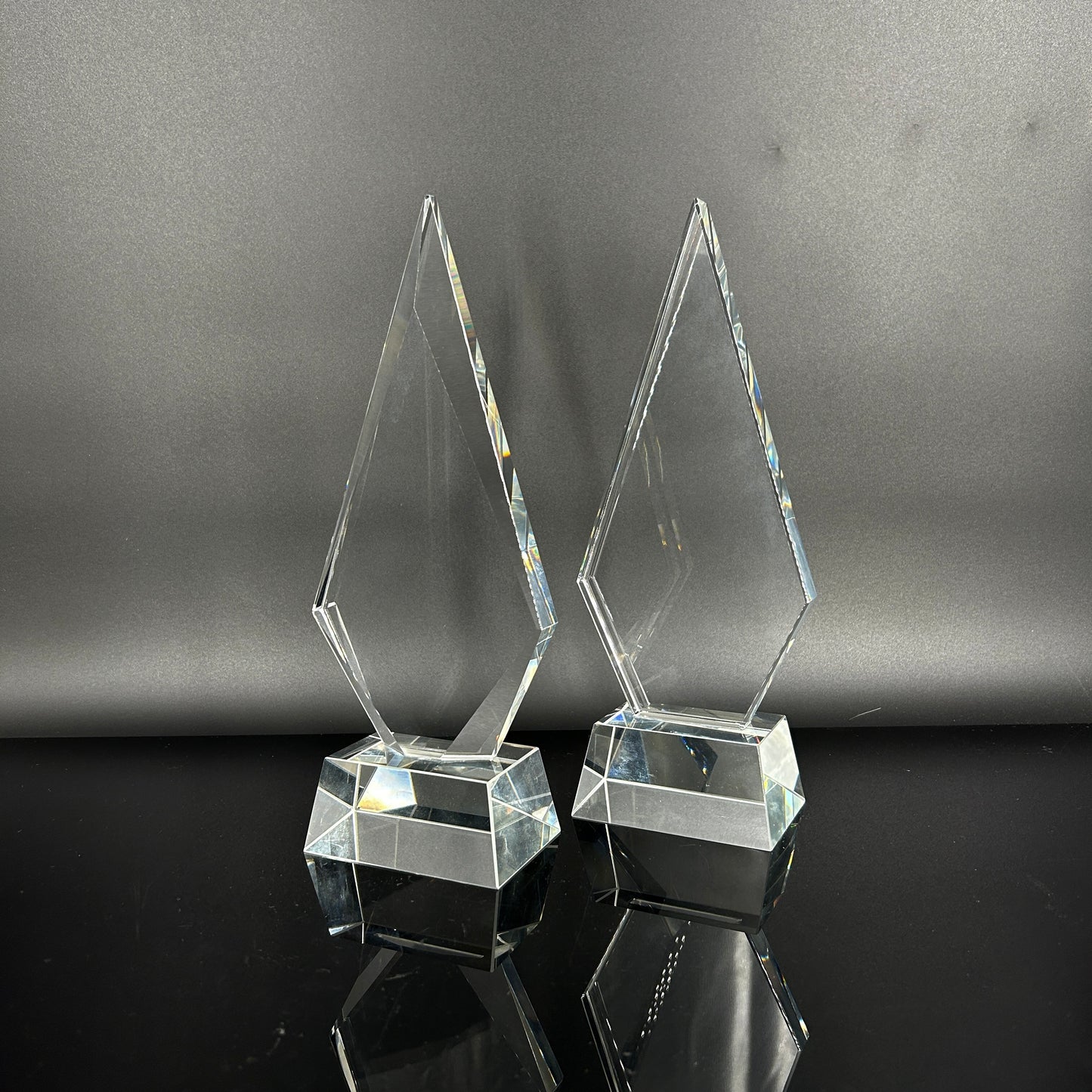 Crystal Apex Edge Trophy Award
