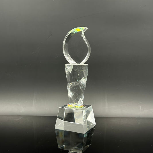 Crystal Torch Trophy Award