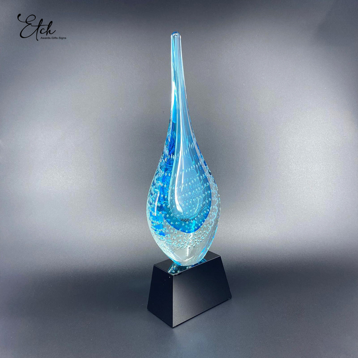 Crystal Blue Raindrop Award