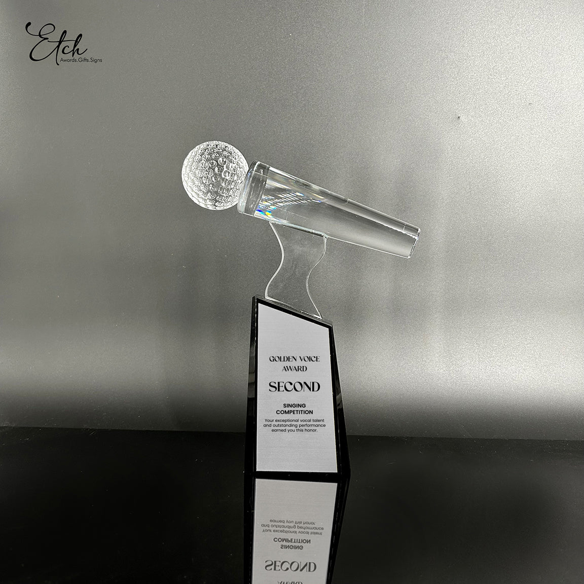 Crystal Harmony Trophy Award