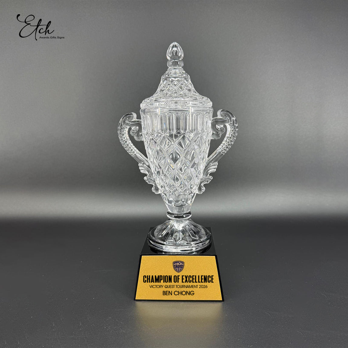 Crystal Triumph Trophy Award