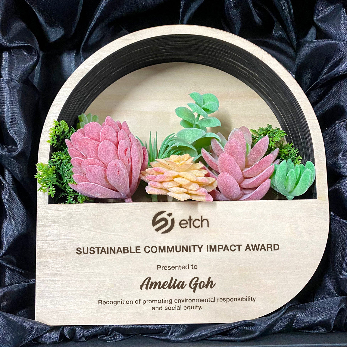 Custom Wooden Flower Pot