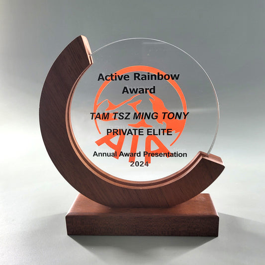 Elite Wooden Circle Award