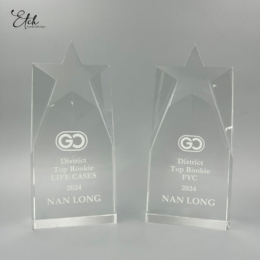 Glam Star Crystal Award