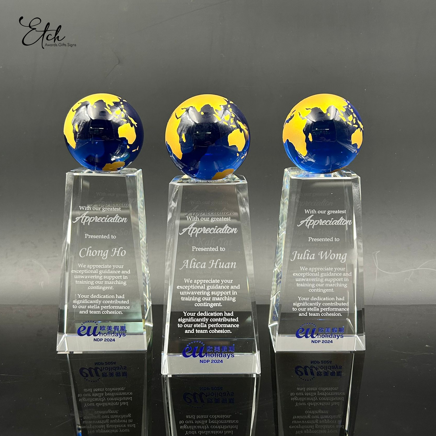 Globe Atop Brilliance Award