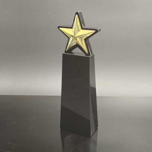 Grey Framed Star Trophy Award