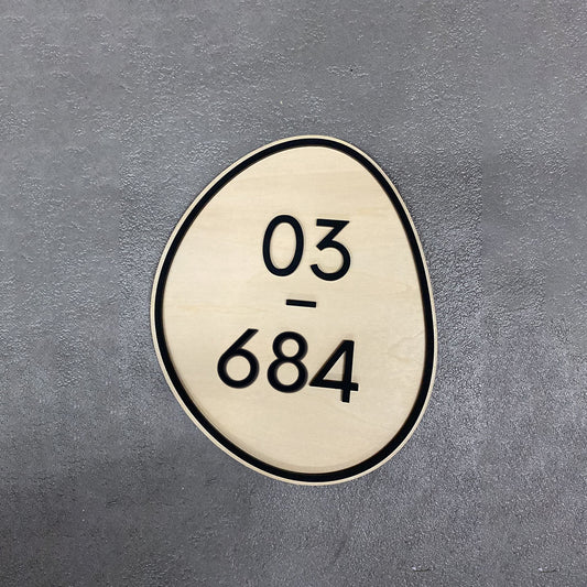 Modern Home Unit Sign