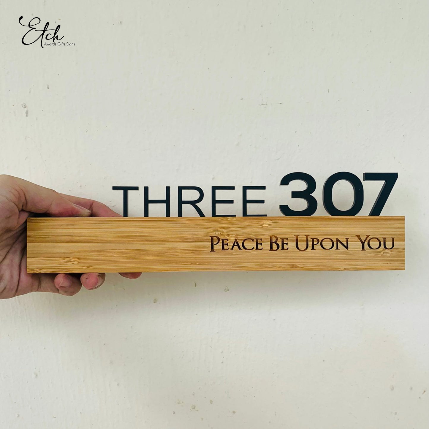 Home Unit Sign - Hotel room styled